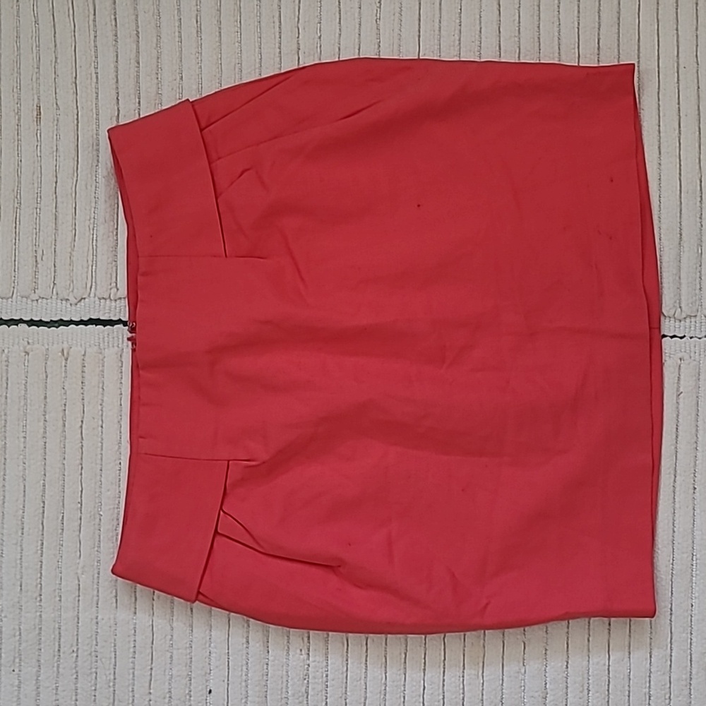 Joe Fresh Cotton Coral Mini Skirt Size 4